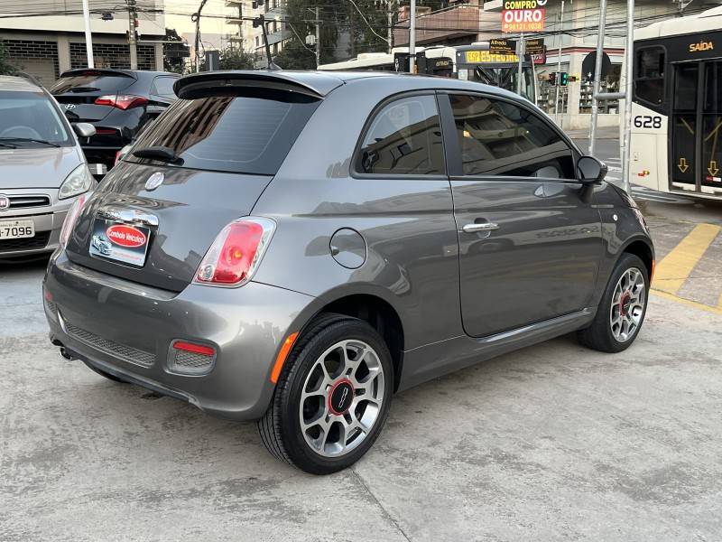 FIAT - 500 - 2012/2012 - Cinza - R$ 51.990,00