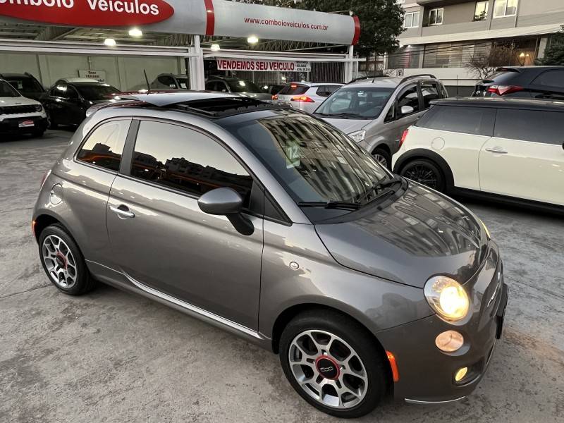 FIAT - 500 - 2012/2012 - Cinza - R$ 51.990,00