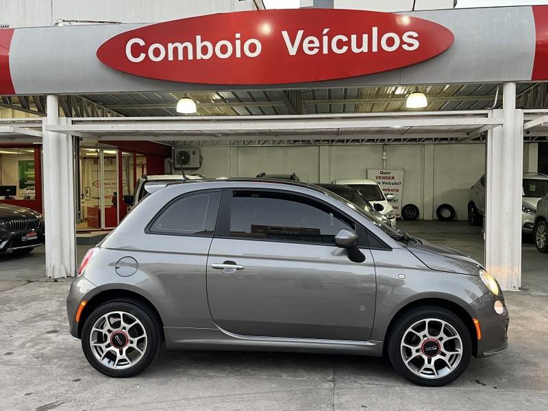 FIAT - 500 - 2012/2012 - Cinza - R$ 51.990,00