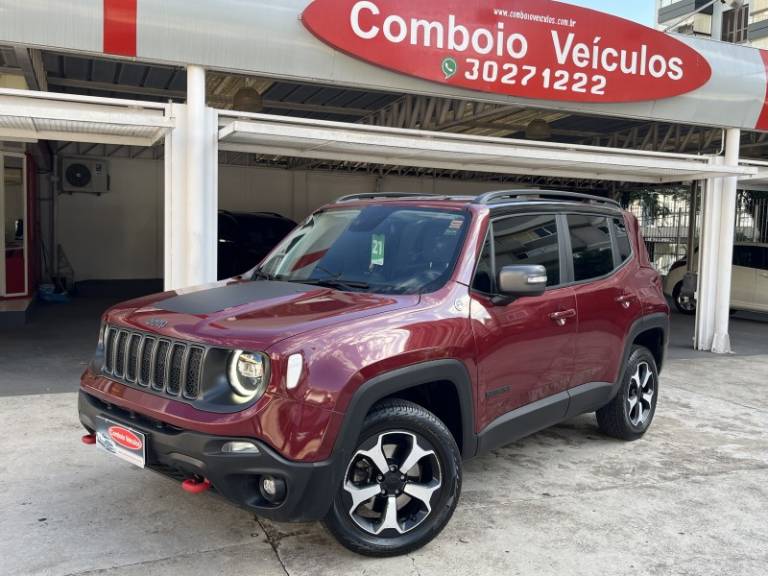 JEEP - RENEGADE - 2020/2021 - Vinho - R$ 112.990,00